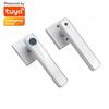 Cerradura de Huella Dactilar para Puerta de Apartamento de Madera con Forma de Bola, Cerradura Inteligente de Tres Barras para Interiores, Bluetooth, Contraseña, App Tuya, Cerradura Electrónica, Cerradura Inteligente