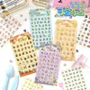 Serie de Pegatinas de Hoja Aventura Linda Yue Zhen Dibujos Animados Lindos Diario Decoración DIY para Funda de Teléfono Pegatinas Guka