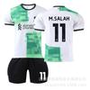 2324 Liverpool fora Branco 11 Salah 9 Nunez 10 maca 7 Dias uniforme de futebol terno atacado