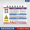 Señales de Seguridad de PVC en Stock: Prohibido Fumar en Almacén y Taller, Peligro de Descarga Eléctrica, Placas de Advertencia de Seguridad para Talleres