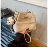 Bolso de Mano de Oficina de Alta Gama de Moda con Cierre de Patrón Lichi Retro, Bolso de Hombro a la Moda, Bolso Cruzado Tipo Cubo Versátil y Elegante