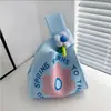 Bolsa de Tricô Bolsa Tote Lua Cheia Sacola de Presente para Banquete Lembrança de Casamento Bolsa de Pulso Tecida Bolsa de Presente de Grande Capacidade