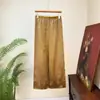 Pantalones Casuales de Jacquard Estilo Chino Nuevo Zhi Li para Mujer, Nuevo Modelo Primavera 2026, Color Sólido, Estilo Nacional, Pantalones Relajados y Versátiles