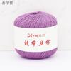 JoyChain de Seda Hilo de Algodón de Seda Tejido DIY Seda de Morera Algodón Genuino Tejer a Mano Crochet Hilo Hilo al por Mayor para Manualidades