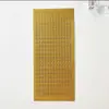 Plana Italiana Hecha a Mano para ins Corea del Sur Sellado Pegatina de Letras Plateadas Goka Decorativa Material para Diario Hecho a Mano Pegatina
