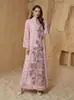 Vestido Estampado con Pedrería Estilo Nuevo OEM Venta al por Mayor de Fábrica Ropa para Mujer Vestido Largo Festival Vestido de Manga Larga de Uso Rudo