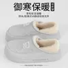 Sapatos de Algodão Impermeáveis para Mulheres, Roupa Exterior de Sola Grossa, Chinelos de Algodão Quentes de Pelúcia Macia para Casa Internos para Homens, Inverno Atacado