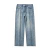 Calça Jeans Solta de Lyocell de Alta Qualidade para Homens, Calça Longa Estilosa e Versátil de Corte Reto, Novo Estilo Primavera e Outono 2025, Roupa Retrô Masculina
