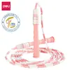 Cuerda de saltar de bambú Angenite F4104 cuerda de saltar de bambú para niños para principiantes longitud ajustable fitness quema de grasa color mixto