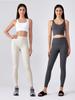 Pantalones de yoga ajustados de nueve puntos para mujer, con cintura alta y realce de cadera, estilo europeo y americano, DAW196