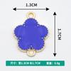 Accesorios de joyería de bricolaje, collar de aleación de gota de aceite de estrella coreana de dibujos animados, pulsera con doble colgante, accesorios, venta al por mayor transfronteriza