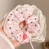 Goma para el pelo con estampado de leopardo marrón para otoño e invierno para mujer, scrunchie elegante y sofisticado para peinados de moño