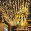 Luces de Carámano Cielo Estrellado Luces de Cascada Comercio Exterior Exportación Centro Comercial Calle Luces de Decoración Navideña Cortina de Carámano