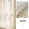 Cortina Listrada de Linho Gaze Japonesa Janela de Sacada Americana Francesa Cortina Curta Blackout Varanda Quarto Janela Novo Produto