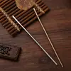 Estilo Antigo Novo Grampo de Cabelo Reto de Metal Eletroforese Galvanoplastia DIY Acessórios para Haste de Cabelo Grampo com Furo Longo Haste de Grampo Corpo Principal