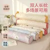 Algodón Puro Gasa de Doble Capa Sujetador de Pierna Cojín Largo en Tira Algodón Nube Suave Lindo Almohada para Mujer Embarazada Almohada de Pareja Almohada para Abrazar Núcleo de Almohada Doble Largo