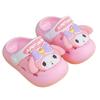 Chinelo Infantil Novo Estilo Baotou Anti-Colisão Tamancos Verão Interior Antiderrapante Desenho Animado Crianças Pequenas e Médias Bebê Usar Praia