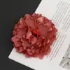 Nuevas Cabezas de Flores Artificiales de Peonía Decoración de Flores de Seda DIY Accesorios para el Cabello Hechos a Mano Pasadores Flores Artificiales Retro Europeas Fabricante Venta al por Mayor