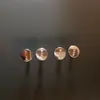 Hebilla de uña sin clavos al por mayor Hebilla en I Hebilla de metal plano de cobre para correa de cortina Hebilla desmontable sin clavos
