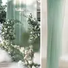 Arco de boda de malla blanca arreglo de propuesta de boda fondo estilo chino techo gasa blanca foto decoración exterior