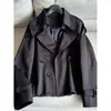 101,3kg Trench coat estilo jaqueta com gola alta e barra ajustável, caimento levemente solto, atacado N3DW86522