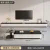 Mueble de TV de pie para sala de estar, nuevo modelo 2025, lujo ligero, gama alta, diseño moderno y minimalista, adecuado para apartamentos pequeños, mueble de TV y mesa de centro
