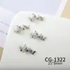 Joias para Nail Art da Nova Série Borboleta, Zircônia Brilhante de Luxo Acessível Borboleta Vazada Cor White K Acessórios de Unha Usáveis