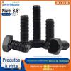 Parafusos Sextavados de Alta Resistência Grau 8.8 M14-M22 Parafusos Sextavados Externos Escurecidos de Alta Resistência Gb5782/5783