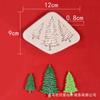 Pastel Navidad Viejo Alce Copo de Nieve Muñeco de Nieve IY Árbol de Navidad Paquete de Chocolate Horneado Azúcar Voltear Molde de Silicona
