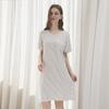 Camisón Delgado Holgado 2025 Se Puede Usar Afuera Camisón Casual Estampado Ropa de Casa Pijama de Verano para Mujer de Alta Gama Talla Grande