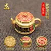 Giro de Azulejo de Mahjong del Zodiaco de la Suerte: Año del Caballo Mini Decoración Artesanal Creativa Adorno de Mano Colgante