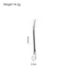 Pajita Cuchara para Yerba Mate de Acero Inoxidable 304 Transfronteriza con Anillo, Cuchara Filtro para Té de Hierbas, Para Regalar, Certificado FCM
