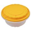 Caja de comida rápida desechable con cerradura antirrobo, redonda, gruesa y sellada, para llevar, lonchera imprimible