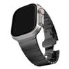 Adecuado para Apple Applewatch Bambú Una Cuenta Acero Inoxidable Correa de Reloj iWatch Mariposa Metal Titanio Correa de Reloj