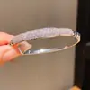 Pulseira com Fivela de Encaixe em Forma de Cobra Banhada a Ouro Real 18K Moda Retrô Pulseira Elegante Luxo Acessível Joias de Alta Qualidade para Mulheres