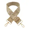 Nuevo accesorio de correa para bolso de 5 cm con patrón de ondas, correa ancha para el hombro, correa ajustable para el hombro, bandolera, correa de reducción de carga de repuesto