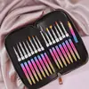 Kit de Canetas para Nail Art com 15 Peças, Novo Produto Transfronteiriço, Pincéis para Nail Art, Canetas de Escultura e Pintura, Canetas para Desenho de Linhas, Canetas para Nail Art Atacado do Fabricante
