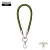 Cordón elegante de 6 mm con hebilla doble para teléfono móvil, para muñeca, corto, funda para teléfono móvil, cordón tejido, cordón para cámara/llaves, antipérdida