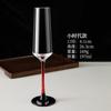 Estilo europeu Red Pole Champagne Cup Home High-end Creative Crystal Glass Taça de Vinho Tinto Taça Par de Taça de Espumante