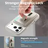 Adequado para iPhone Air Capa Magnética Oficial para Celular Magasfe Alça de Pulso Escondida Porta-Cartão Porta-Cartão