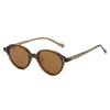 Gafas de Sol Ovaladas Estilo Soft Girl Japonés y Coreano para Rostro Pequeño Moda Alta Gama Polarizadas Celebridad de Internet Fotografía Callejera Gafas de Sol con Protección Solar
