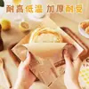 Bolsa Desechable para Desayuno Papel para Envolver Sándwiches Bolsa de Papel a Prueba de Aceite Bolsa Triangular Casera Papel para Envolver Hamburguesas Resistente a la Grasa