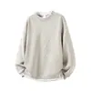 Suéter Grueso de Punto Colorido Estilo Casual para Hombre, Nuevo Modelo Otoño 2026, Sudadera de Punto Moda, Ajuste Holgado, Falso Dos Piezas