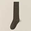 Calcetines largos para mujer hasta la pantorrilla, calcetines hechos a mano sin costuras en la puntera, algodón puro, para primavera, otoño e invierno, calcetines de rodilla alta