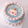Decoraciones de Pastel Creativas de Moda de Xiaohongshu para Pasteles de Cumpleaños de Hombres Estilo Chino