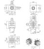 UU9.8 transformador de alta frequência 4 slot esqueleto horizontal 2+2 pernas BOBBIN