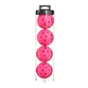 Juego de Cubeta de Pickleball de Cuatro, Pelotas de 40 Hoyos, Pelotas Moldeadas por Inyección de 74 mm, Pelotas de Práctica para Club, Al por Mayor, Disponible en Múltiples Colores