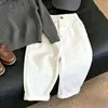 Conjunto estilo coreano para niños y niñas, nueva colección otoño 2026: conjunto informal de dos piezas para niños, polo de punto trenzado bordado y manga larga