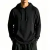 Jaqueta com capuz de malha waffle outono/inverno nova, europeia e americana, moletom com capuz casual de caimento solto e manga longa masculino, moletom masculino