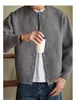 Cárdigan Retro de Cuello Redondo de Estilo Japonés para Hombre, Moderno, Otoño e Invierno, Nuevo, Suéter de Punto Casual Holgado, Chaqueta Suéter de Gama Alta